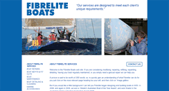 Desktop Screenshot of fibreliteboats.com.au